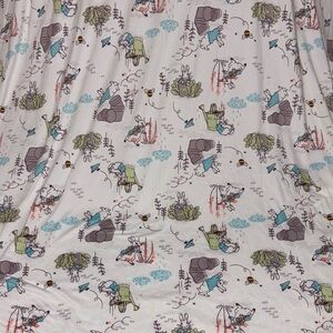 Beatrix potter Whimsical Forest bunny Friends stretch receiving blanket